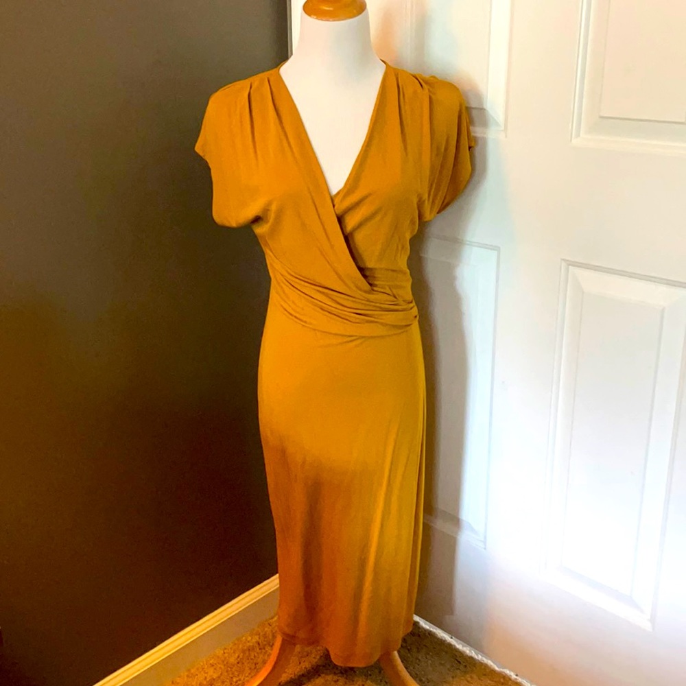 Banana Republic, NWT drape-front dress